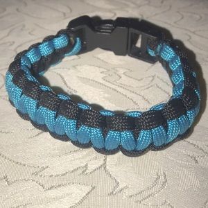 Blue & Black Survival Bracelet